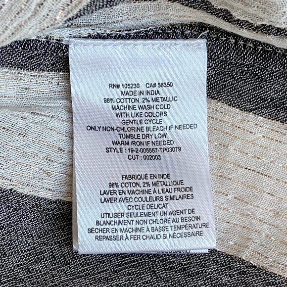 🌟2x HP!🌟 NWT Joie Larkyn Metallic Stripe Top - Picture 14 of 15